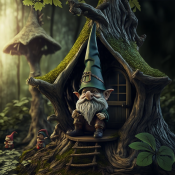 Duende en el Bosque